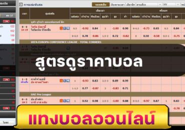 สูตรดูราคาบอล